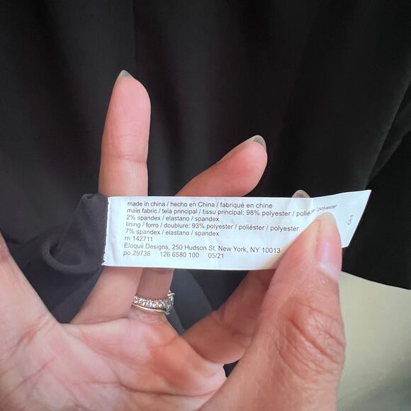 Eloquii Women's Plus Size Black Blazer Cardigan One Button Size 16 Career - Picture 4 of 7